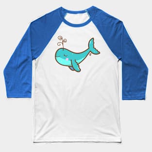 Dreamy whale Baseball T-Shirt